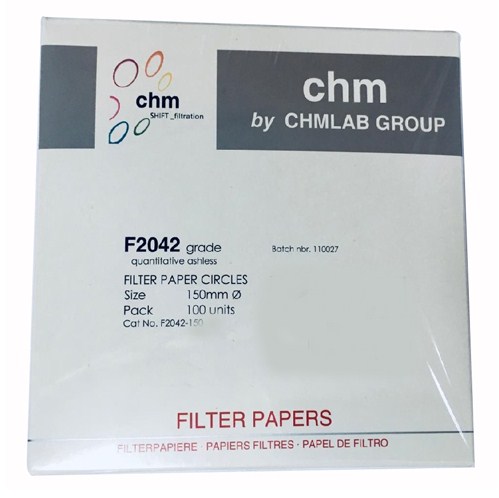 Filter paper 150mm CHM