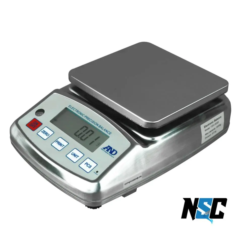 AND FSH Series Precision Balance 5 Kg SS Body