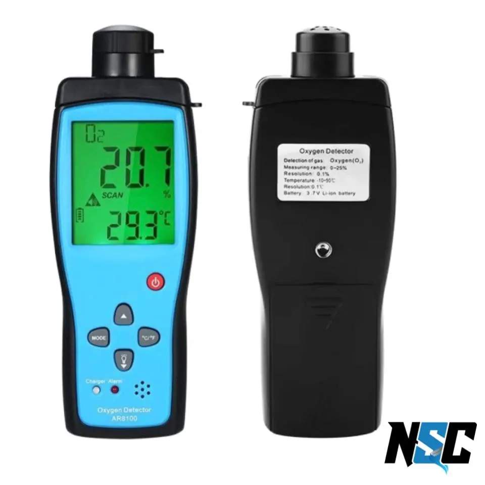 Smart Sensor Digital Oxygen Detector AR8100